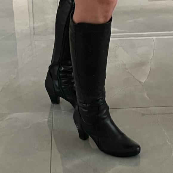CIAK black leather boots - Picture 4 of 14